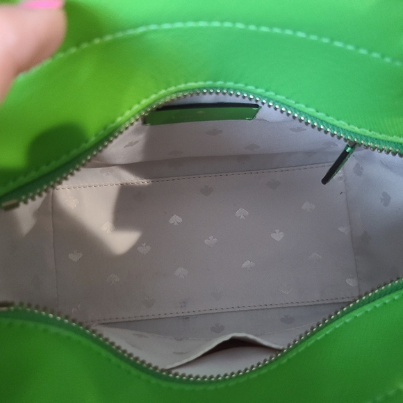 Kate Spade Green Wicker Bag & Wallet Set - Like new - Picture 8 of 16